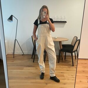 WeWoreWhat cream overalls